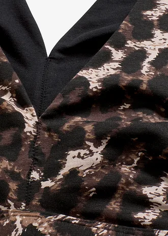 Soutien-gorge brassière coton sans armatures • léopard • Boutique bonprix