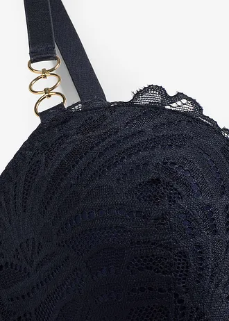 Vyztužená podprsenka z krajky • intenzivní modrá • bonprix obchod