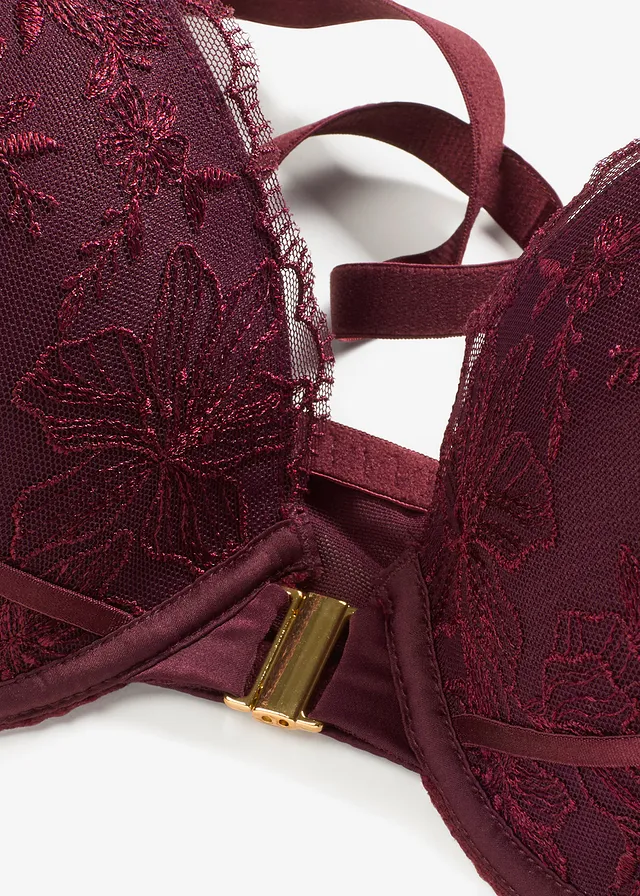 Soutien-gorge à coques fermé devant • bordeaux • product-page.page-title-suffix