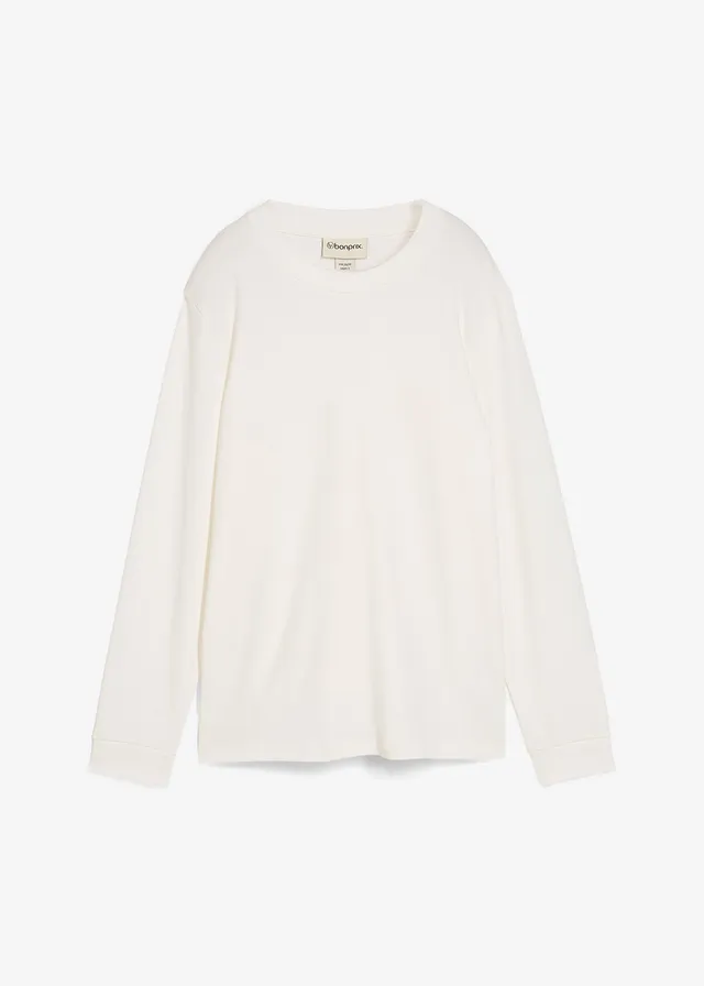 Tričko s dlhým rukávom z čistej bio bavlny