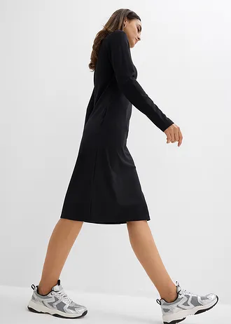 Šaty z Punto di Roma, se stojáčkem • černá • bonprix obchod