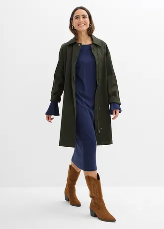 Shirtjurk van puur katoen, Kleur: donkerblauw