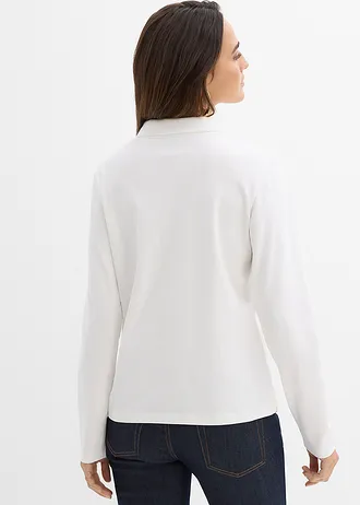 Triko polo z těžké organické bavlny • přírodní bílá • bonprix obchod