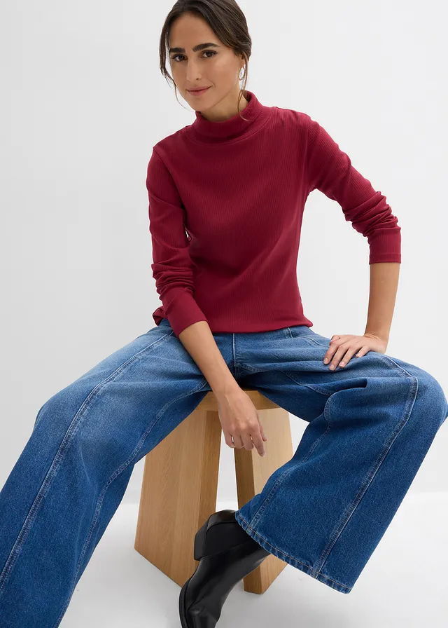 Coltrui van katoen • pruimrood • product-page.page-title-suffix