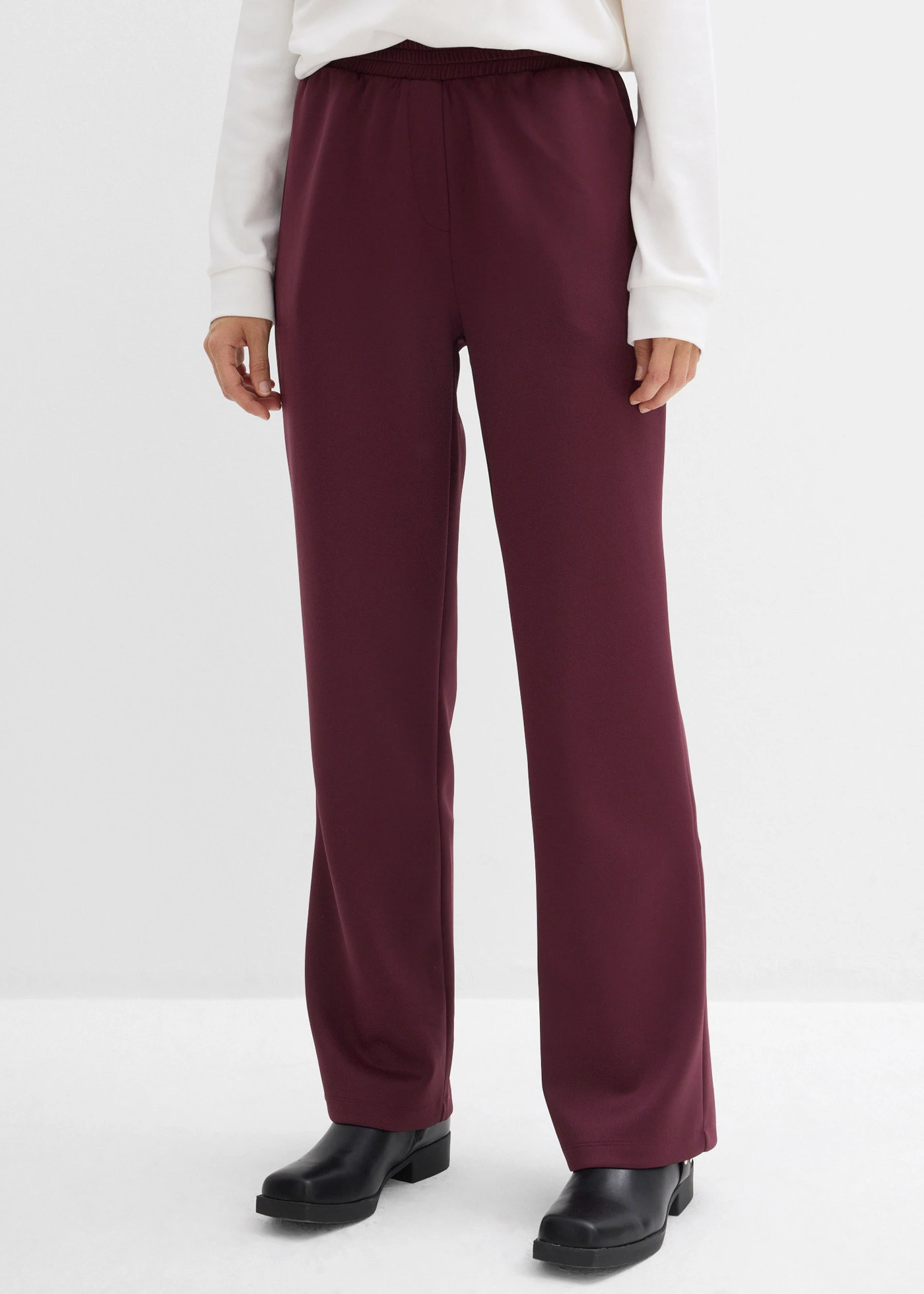 Joggingbroek van scuba • wijnrood • bonprix online shop
