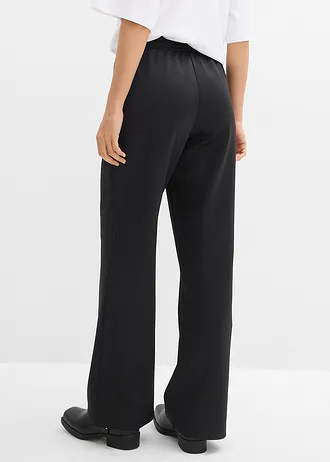 Joggingbroek van scuba, Kleur: zwart