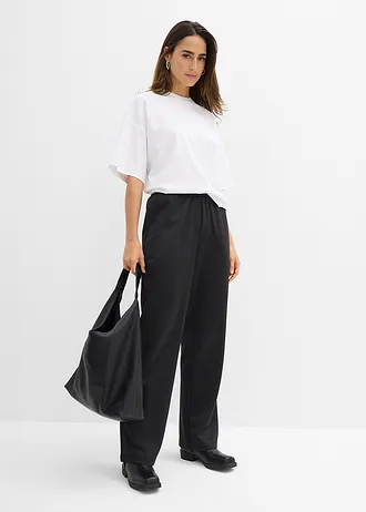 Joggingbroek van scuba, Kleur: zwart