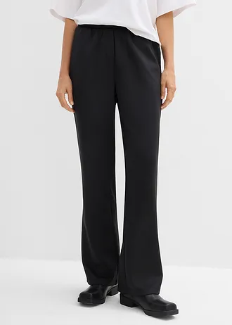 Joggingbroek van scuba, Kleur: zwart