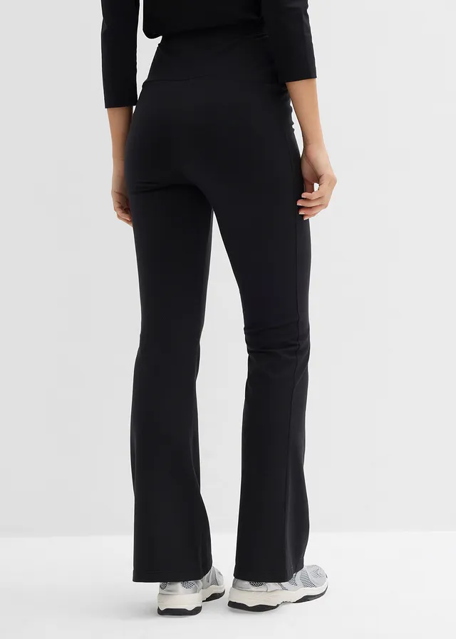 Pantalon flare en coton extensible • noir • product-page.page-title-suffix
