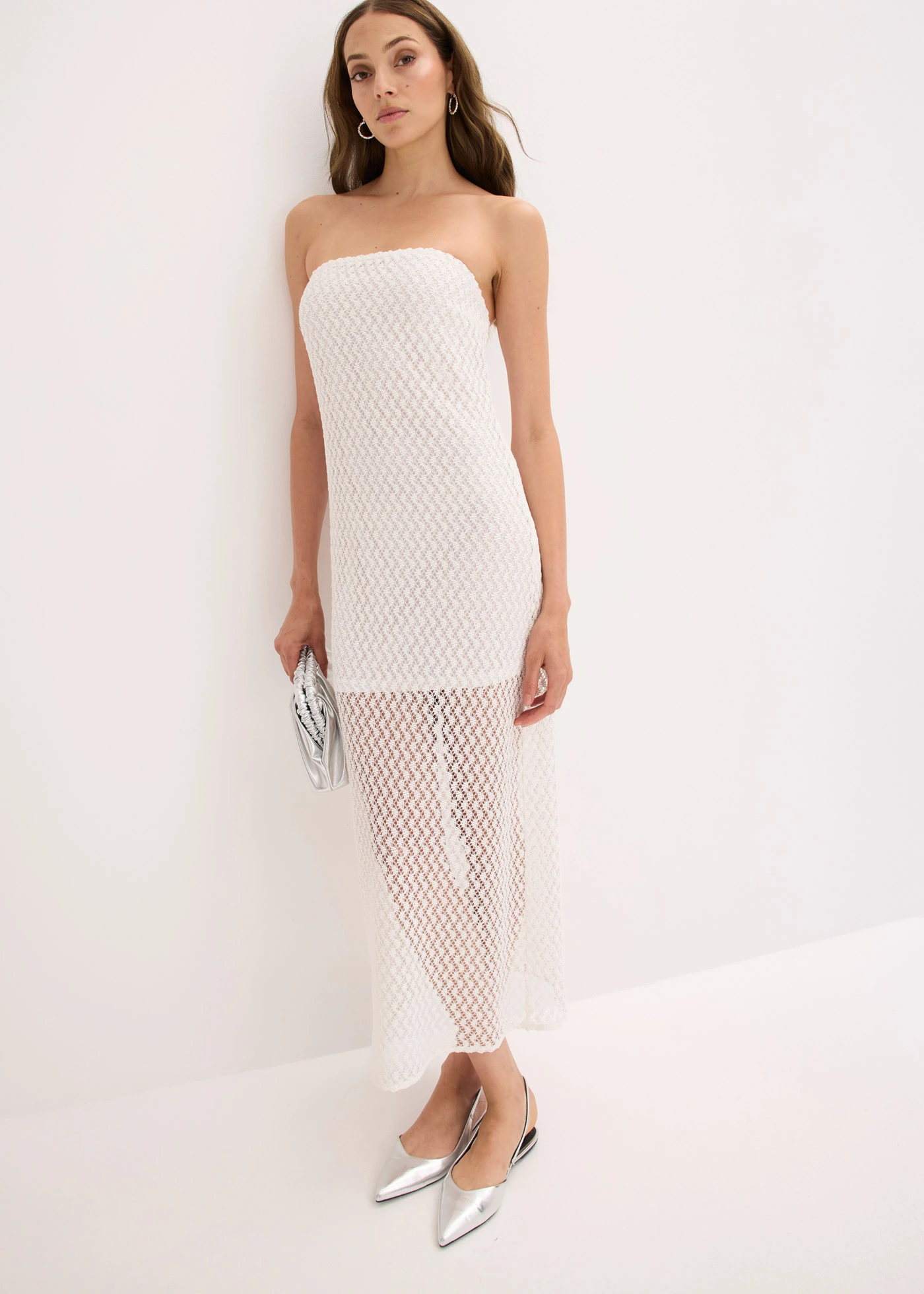 Šaty s krajkou • bílá • bonprix obchod