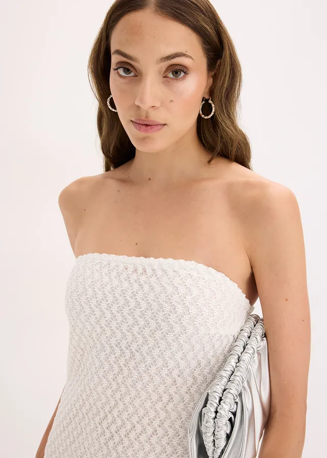 Robe col Bardot avec dentelle • blanc • product-page.page-title-suffix