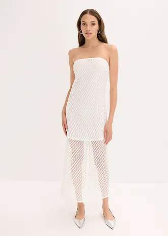 Šaty s krajkou • bílá • bonprix obchod