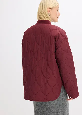Veste matelassée ultra-légère, oversize, Couleur: prune foncé