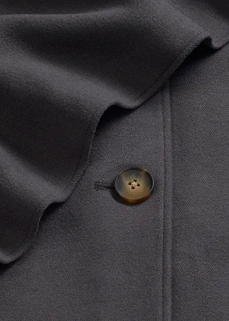 Oversized jas met twee subtiele naadzakken • leisteengrijs • bonprix online shop