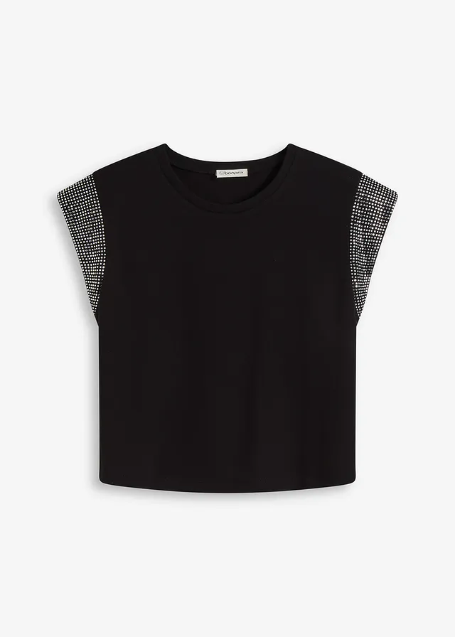Shirt met schoudervullingen