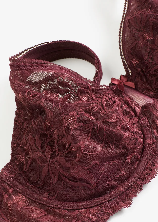 Soutien-gorge minimiseur à bretelles rembourrées • bordeaux • product-page.page-title-suffix