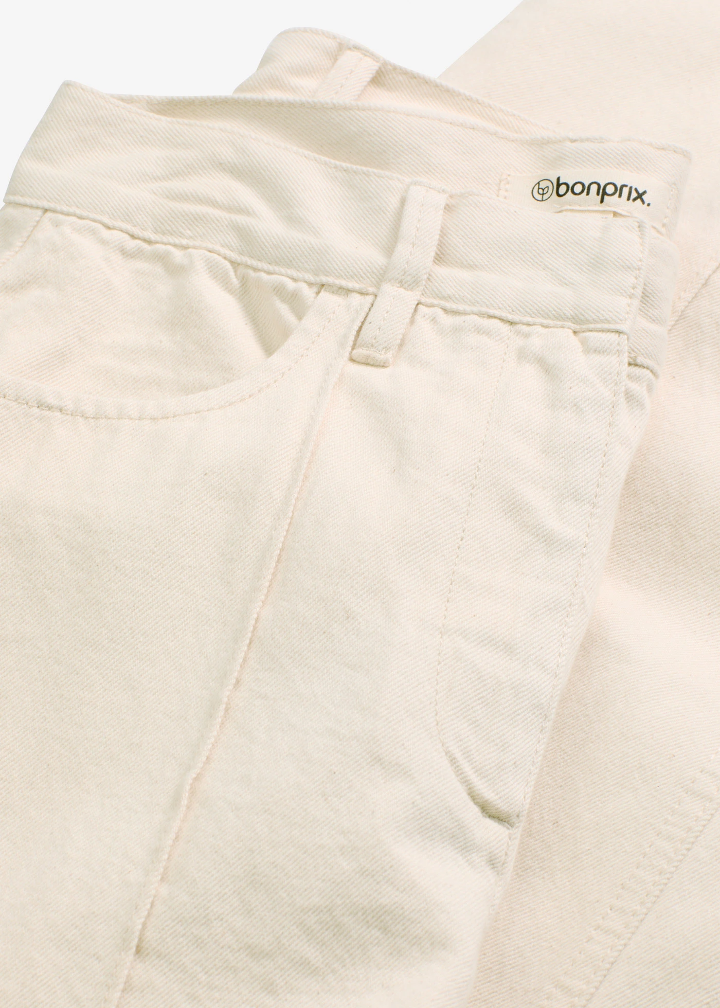 Spodnie twillowe z czystej bawełny • szarobeżowy • sklep bonprix