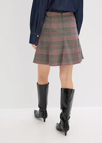 Minisukně • hnědo-béžová kostkovaná • bonprix obchod