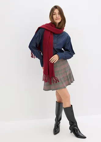 Minisukně • hnědo-béžová kostkovaná • bonprix obchod