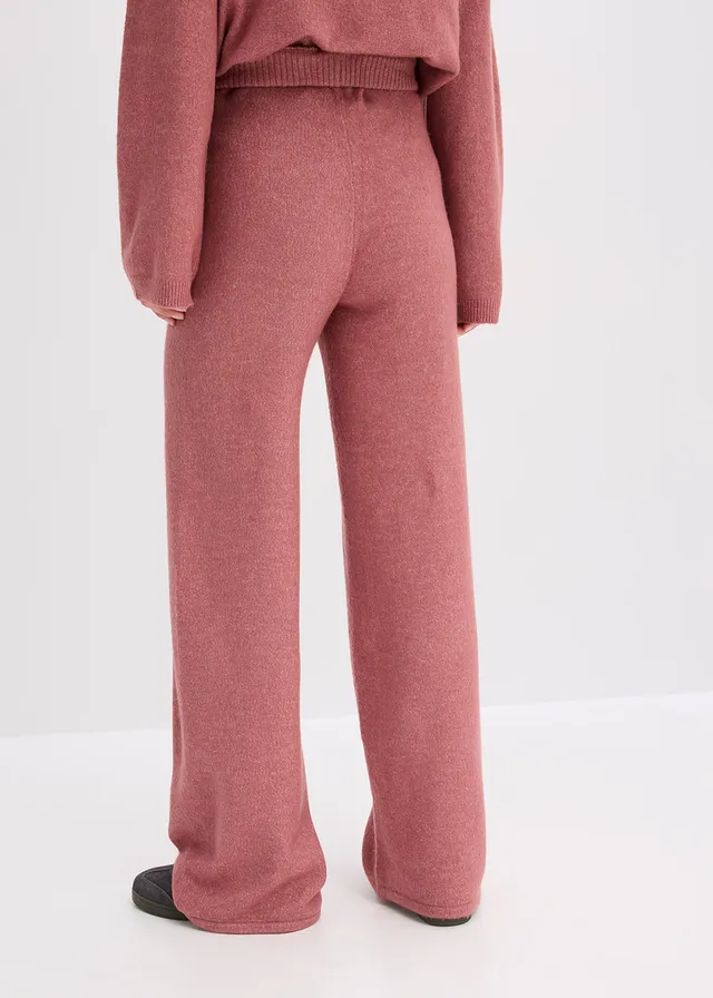 Pantalon en maille • vieux rose chiné • product-page.page-title-suffix
