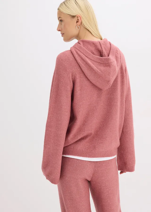 Gebreide hoodie • soft bessen • product-page.page-title-suffix