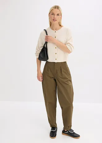 Fijn gebreid vest, Kleur: kiezelbeige gemêleerd