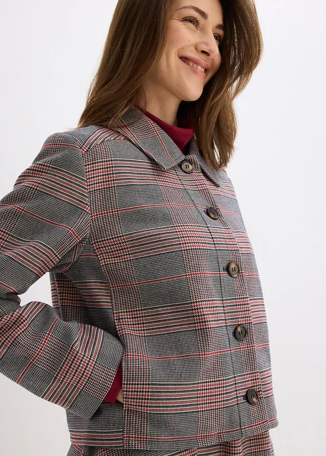 Bomber • bruin-beige geruit • product-page.page-title-suffix
