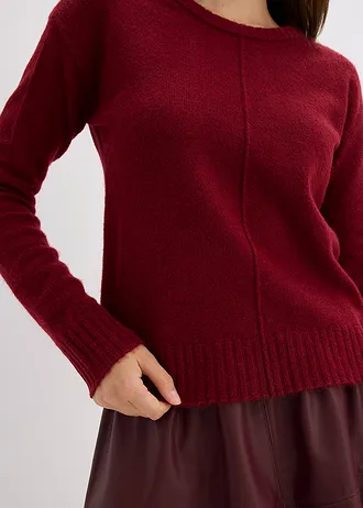 Svetr • švestkově červená • bonprix obchod