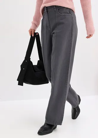 Pantalon en twill 100% coton • gris ardoise délavé • Boutique bonprix