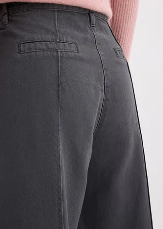 Pantalon en twill 100% coton • gris ardoise délavé • Boutique bonprix