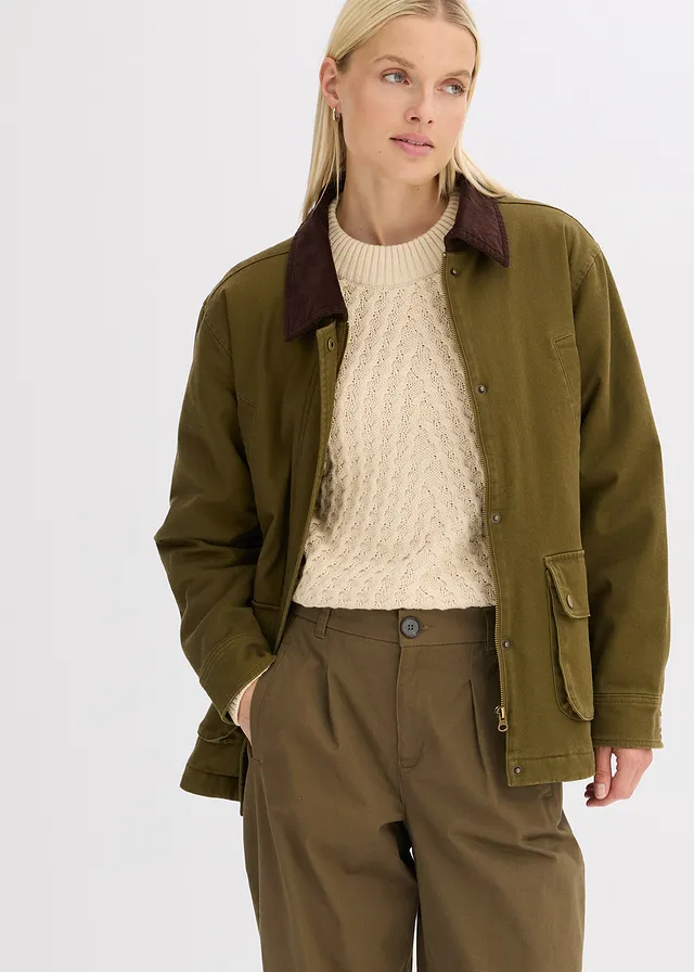 Parka oversize • olive-marron foncé • product-page.page-title-suffix