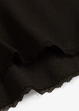 Damskie bokserki z bawełną (3 pary) • czarny • sklep bonprix