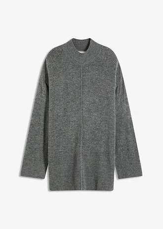 Oversized trui, Kleur: antraciet gemêleerd mêlee