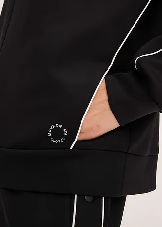 Oversized outdoor hoodie, sneldrogend • zwart • bonprix online shop