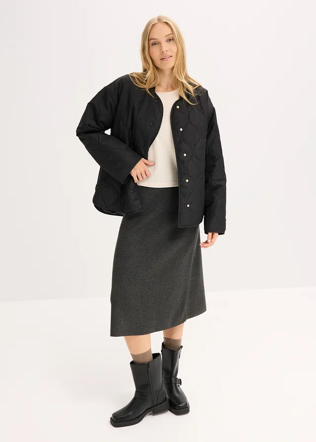 Veste matelassée ultra-légère, oversize • noir • product-page.page-title-suffix
