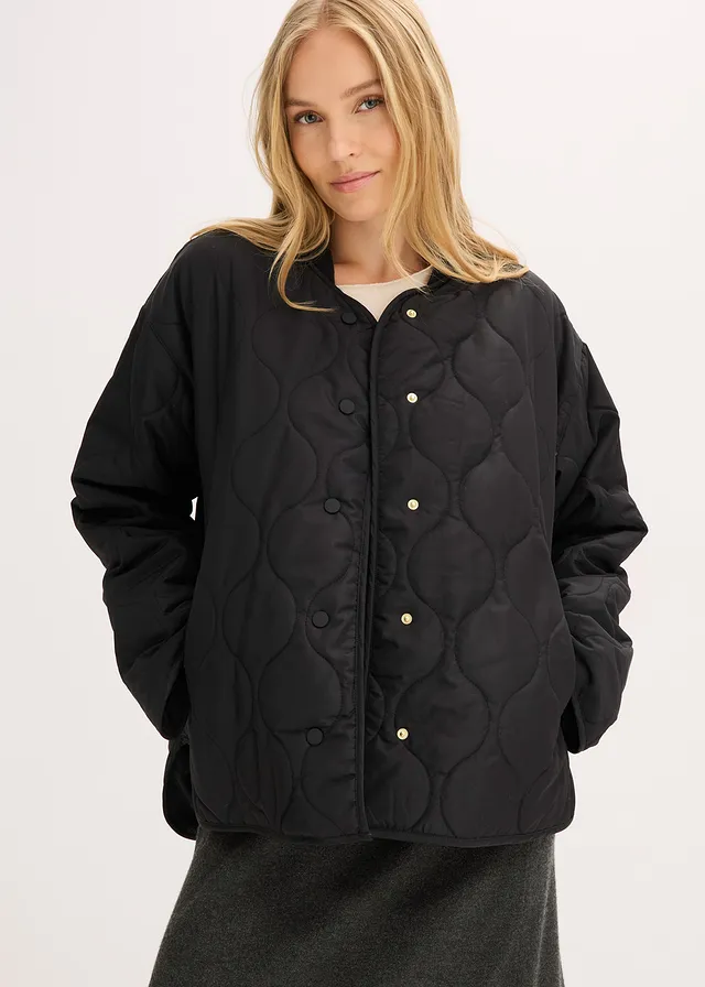 Veste matelassée ultra-légère, oversize • noir • product-page.page-title-suffix