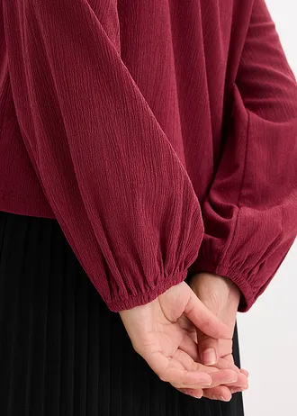 Tričko s dlouhým rukávem • rododendronově červená • bonprix obchod