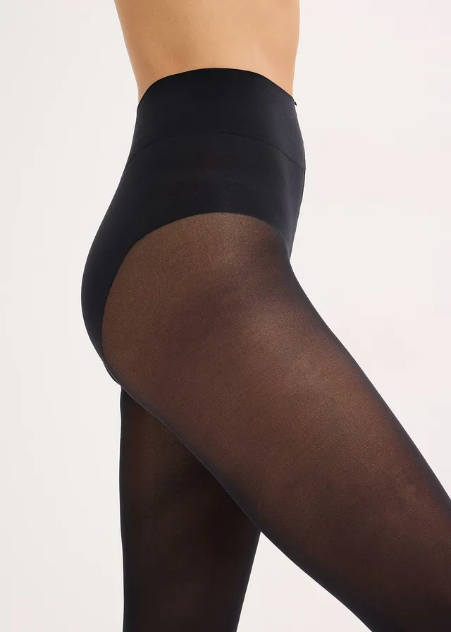 Collant sculptant 50den avec ceinture confortable, Couleur: noir