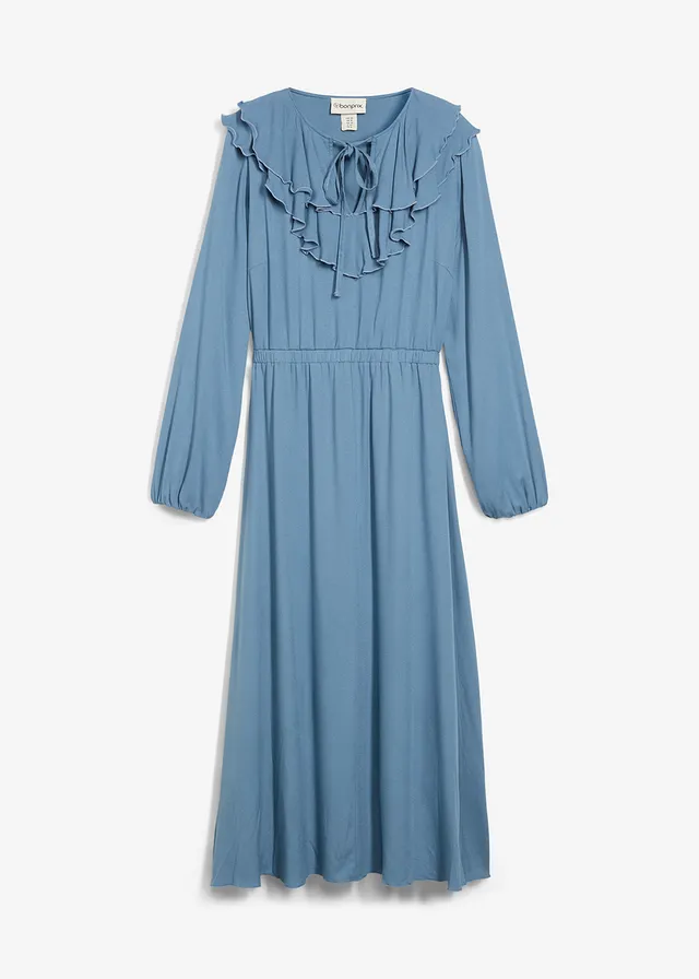 Rochie maxi din viscoză fluidă