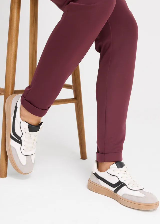 Pantalon chino en néoprène • bordeaux • product-page.page-title-suffix
