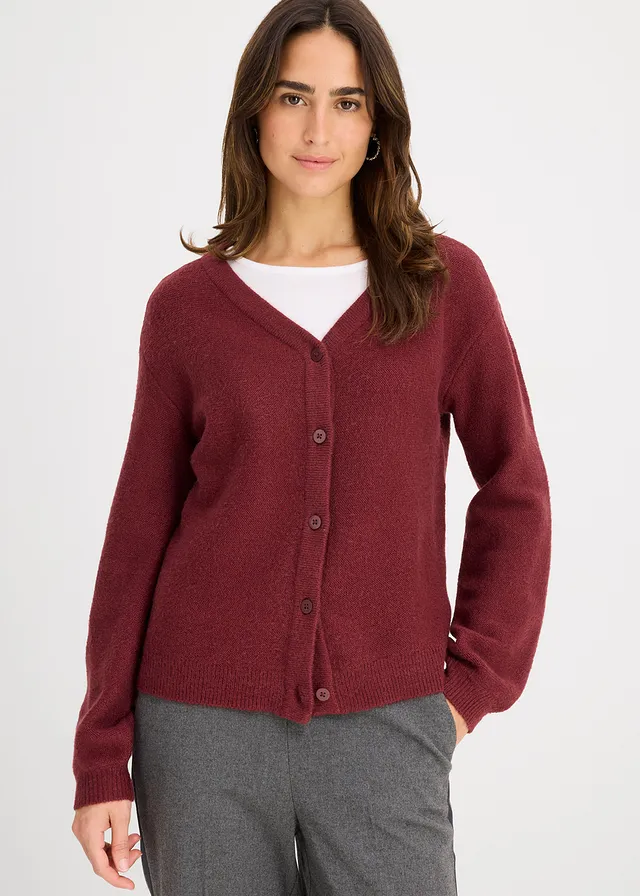 Gilet en maille • bordeaux • product-page.page-title-suffix