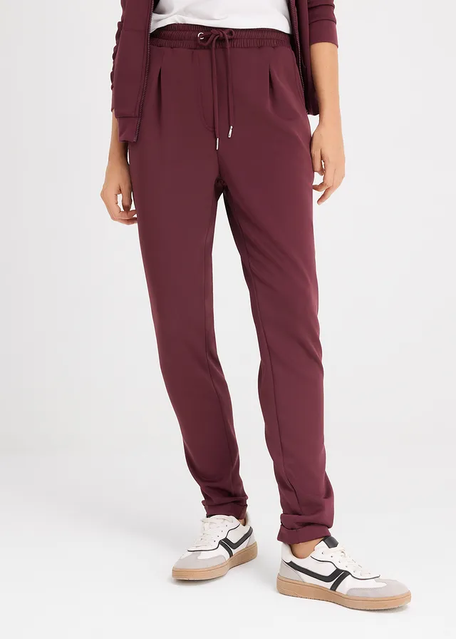 Pantalon chino en néoprène • bordeaux • product-page.page-title-suffix