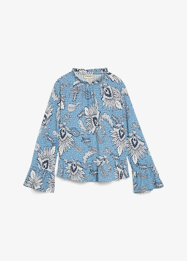 Bluză tricot din mix moale cu Modal