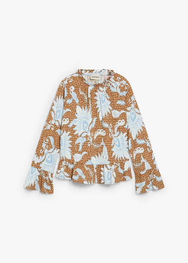 Bluză tricot din mix moale cu Modal