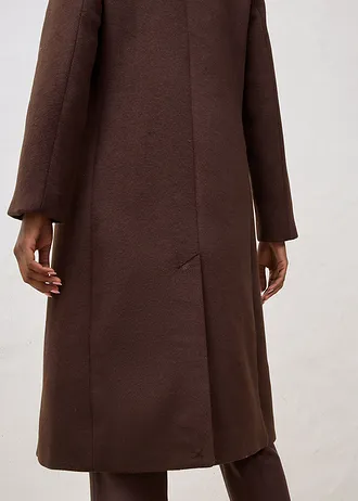 Manteau blazer doux • marron foncé • Boutique bonprix