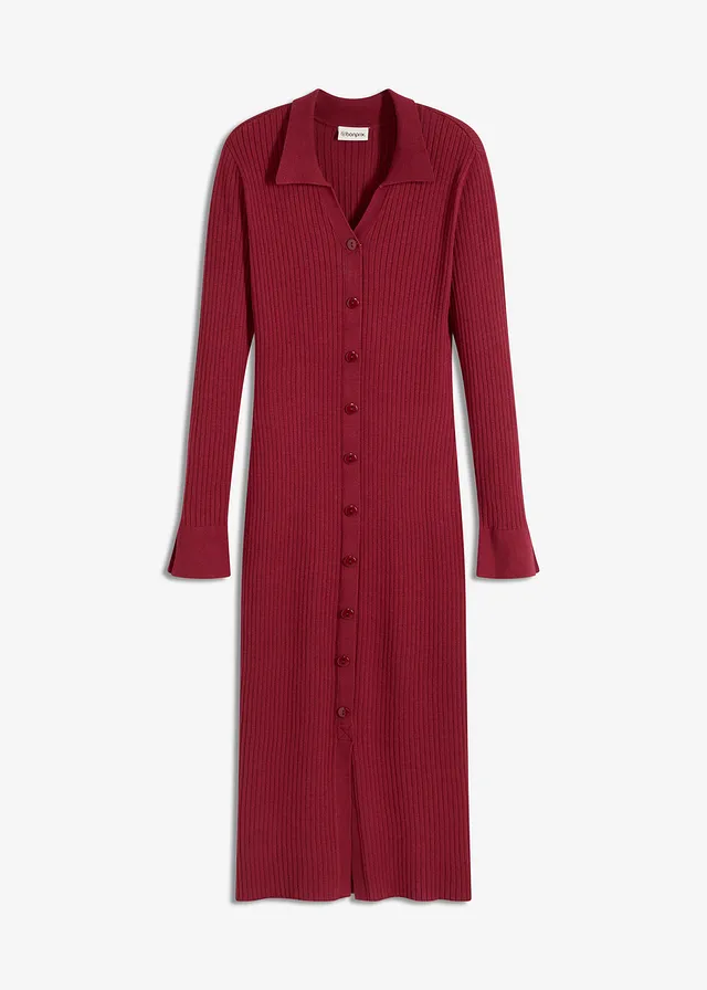 Rochie tricotată din amestec moale de viscoză