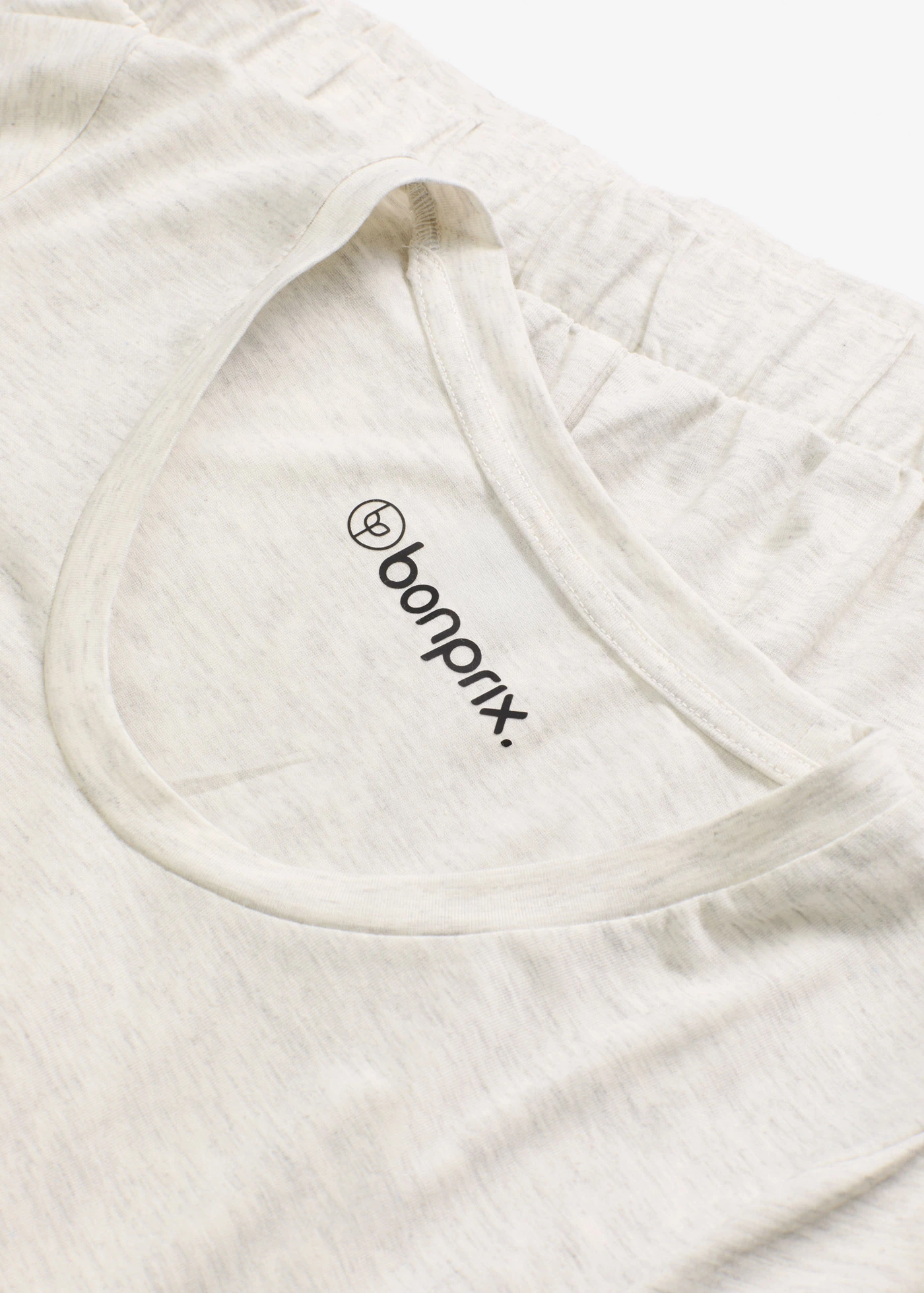 Lehké krátké pyžamo z měkkého materiálu • přírodní melír • bonprix obchod