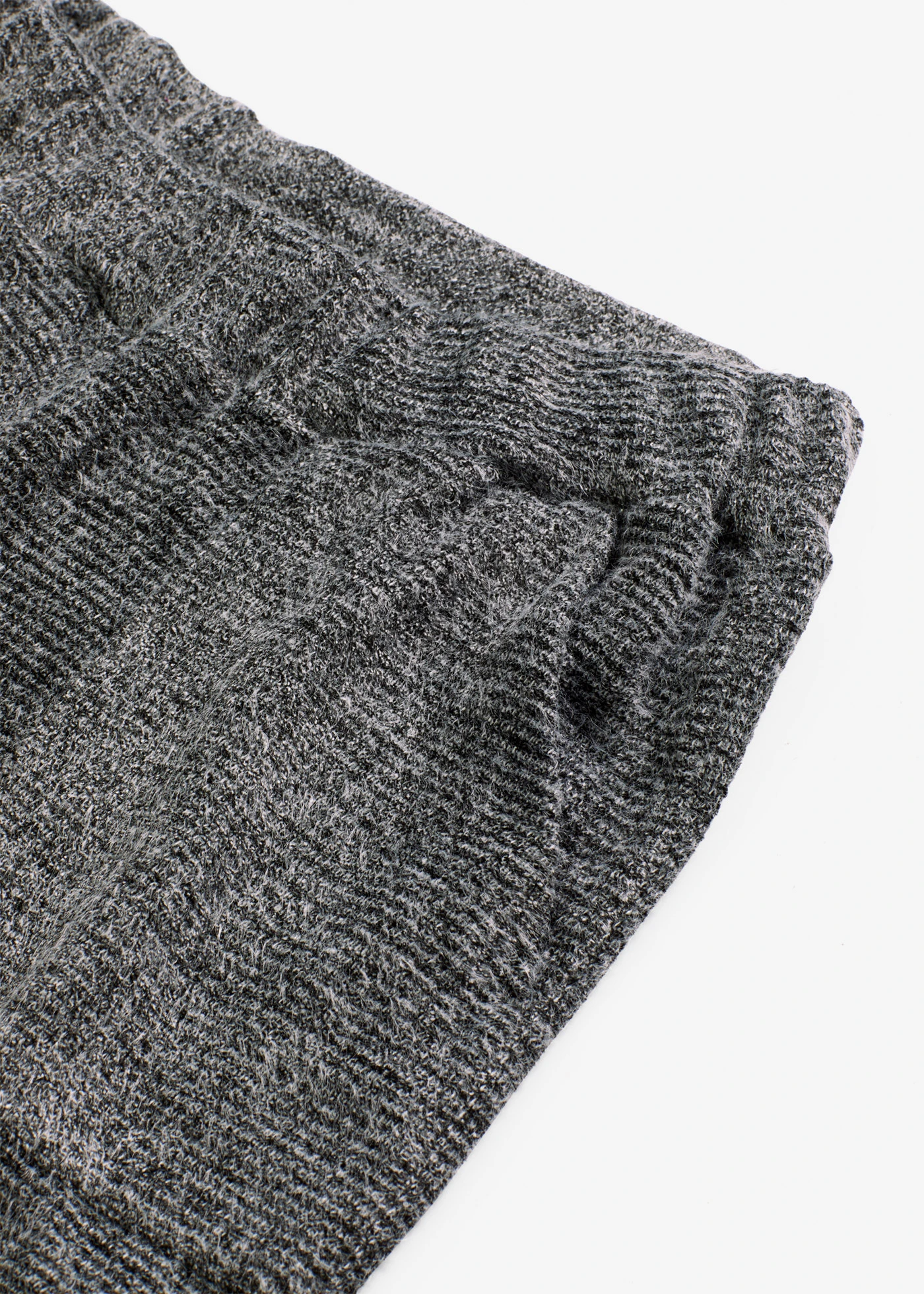 Volnočasové kalhoty z hebké žinylky • šedý melír melír • bonprix obchod