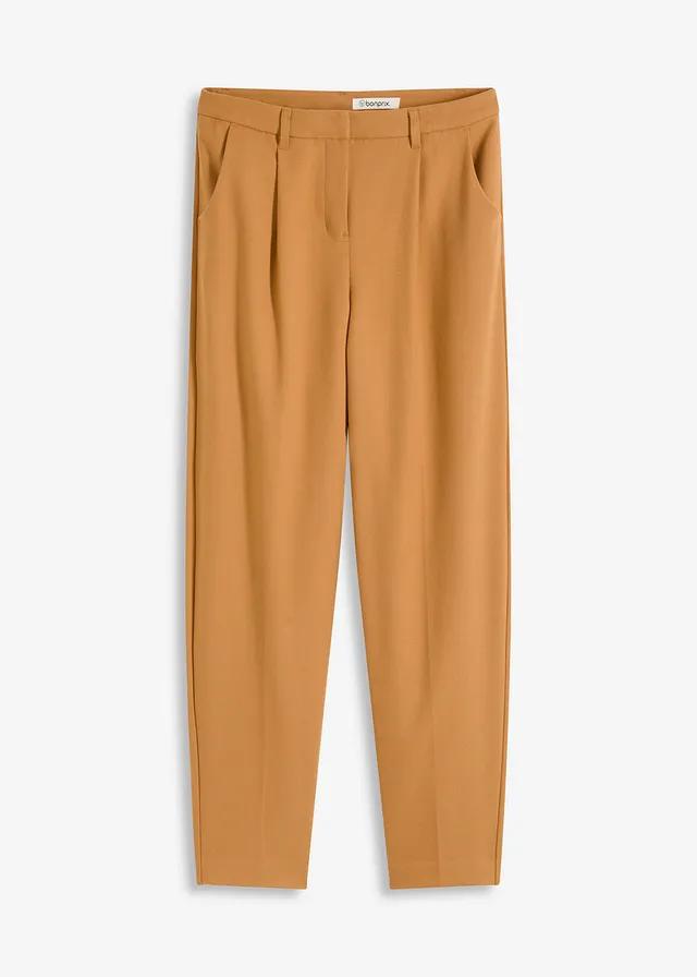 Pantaloni din stofă cu model barrel