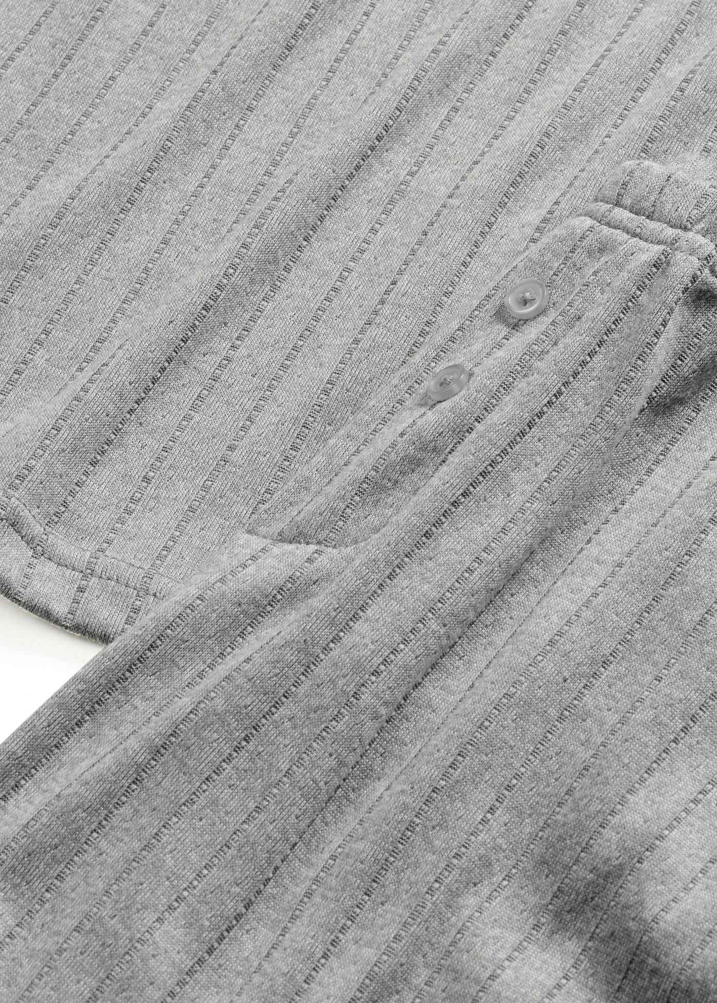 Pyžamo z měkkého žerzeje pointelle • světle šedý melír • bonprix obchod